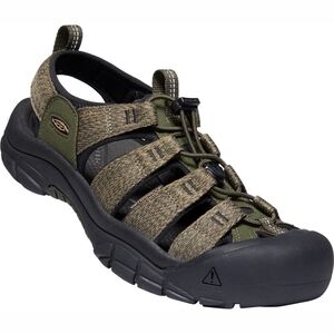 Men’s KEEN Newport H2 Waterproof Closed-Toe Sport Sandals Olive & Black Size 8.5